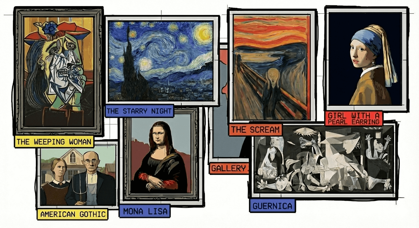 Galleria Famous Painting Tour